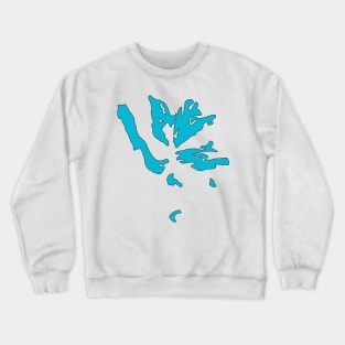 Mount Shasta Glaciers Crewneck Sweatshirt